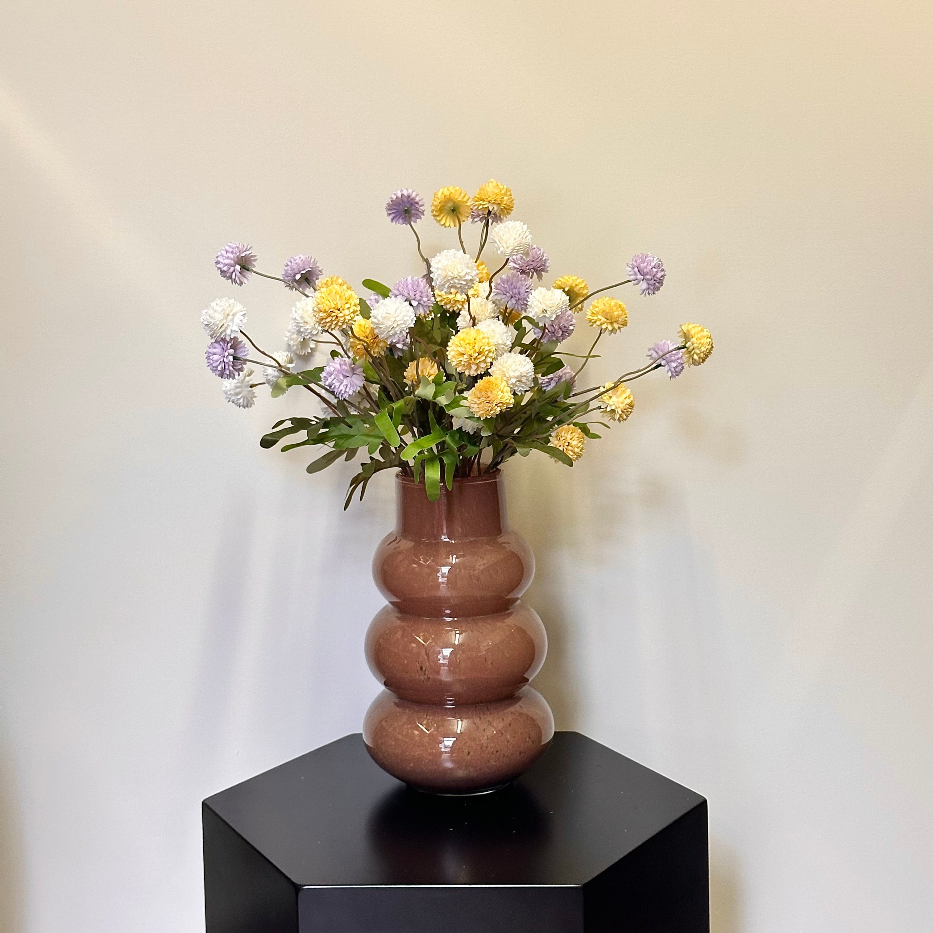 Pompon boeket Pastel