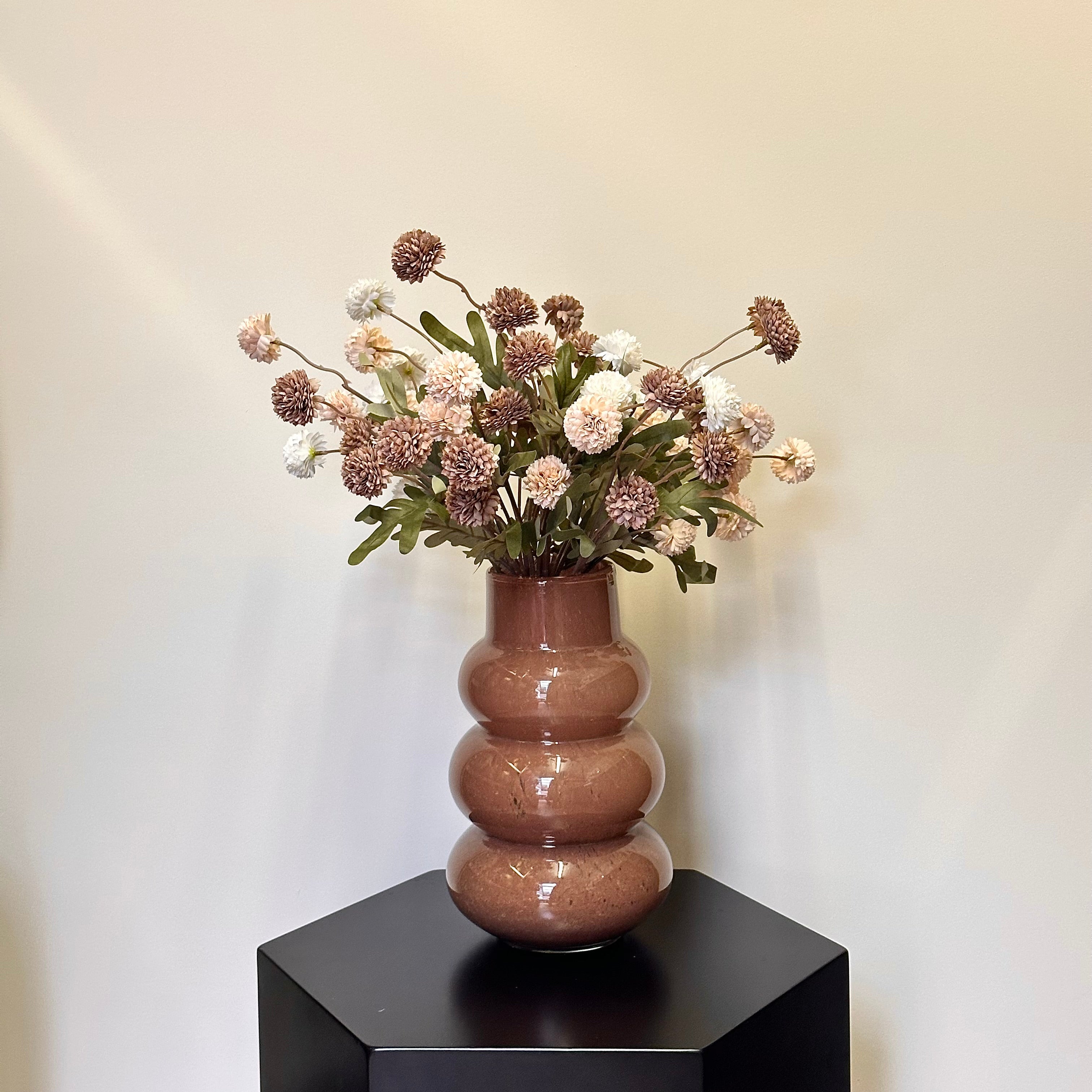 Pompon boeket Pastel