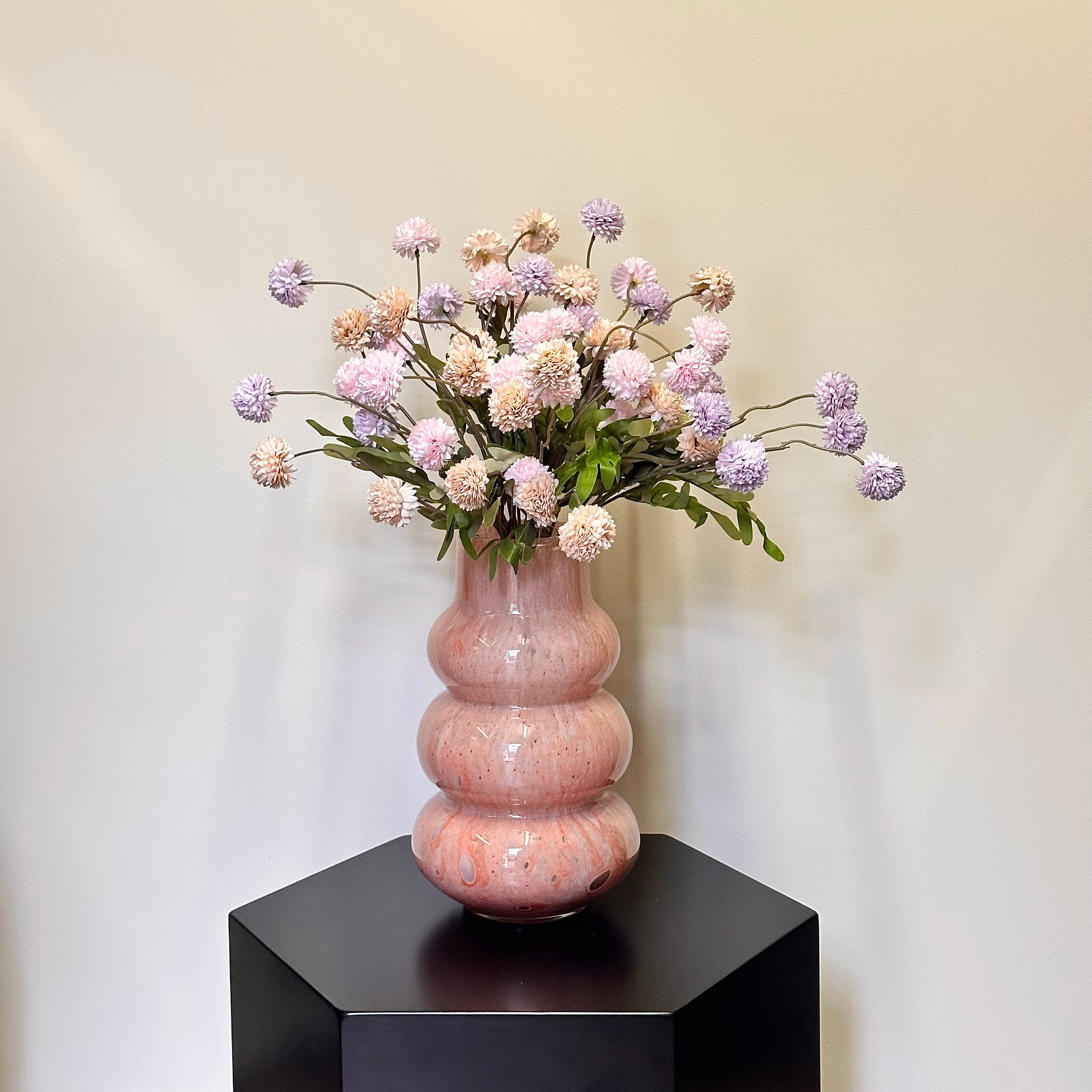 Pompon boeket Pastel