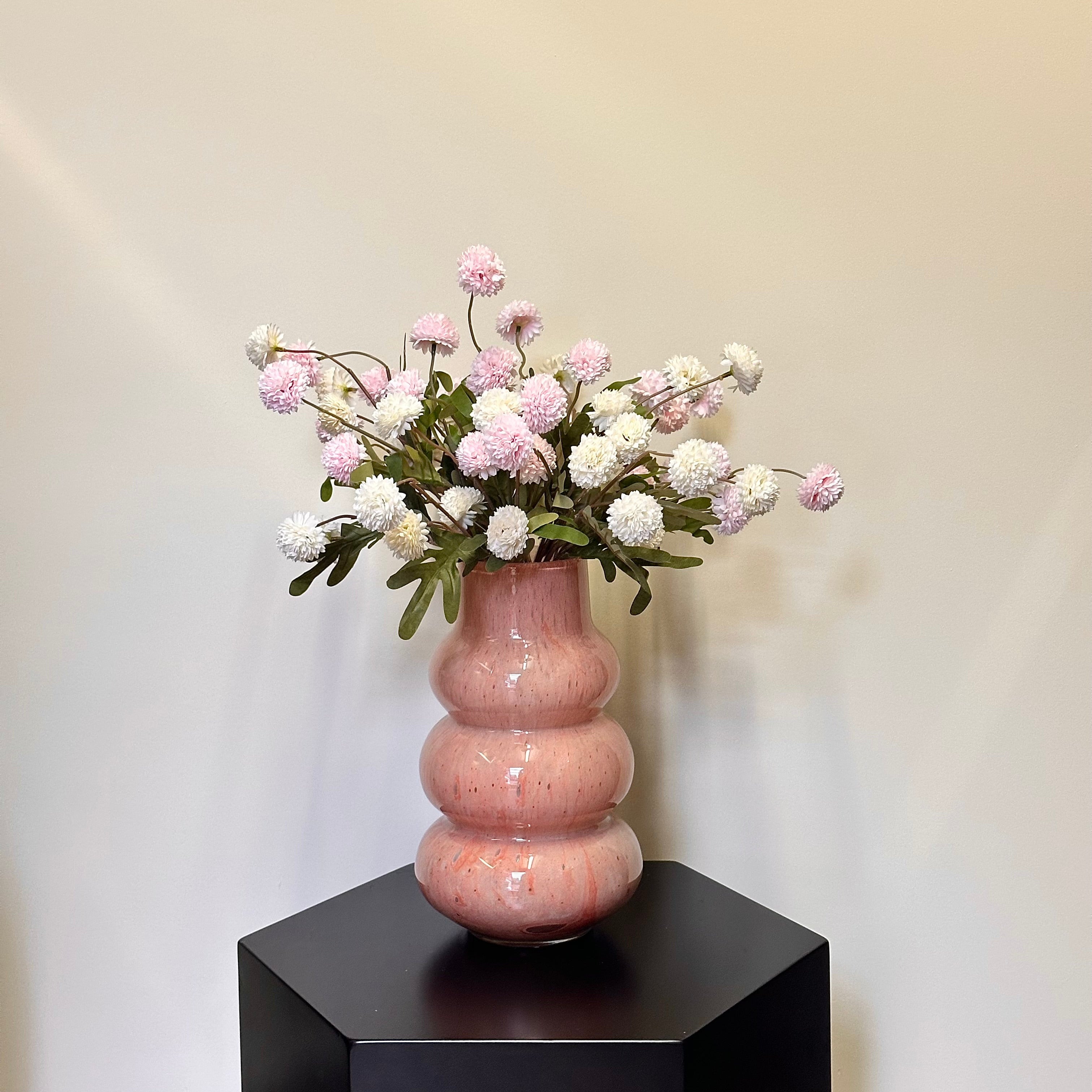 Pompon boeket Pastel