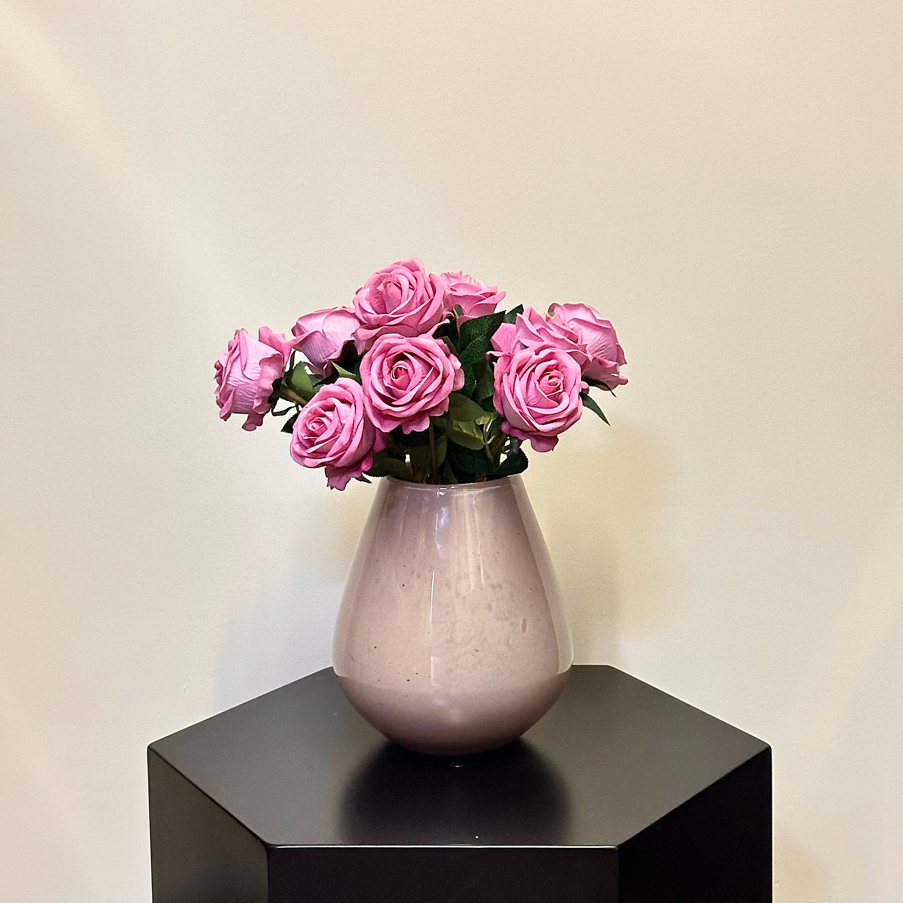 Roze rozen boeket